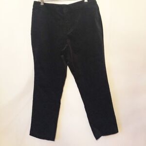 C. WONDER Velvet Slim Leg Ankle Pants 14